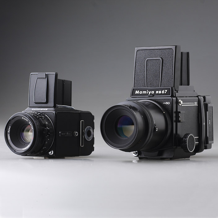 Mamiya and Hasselblad 